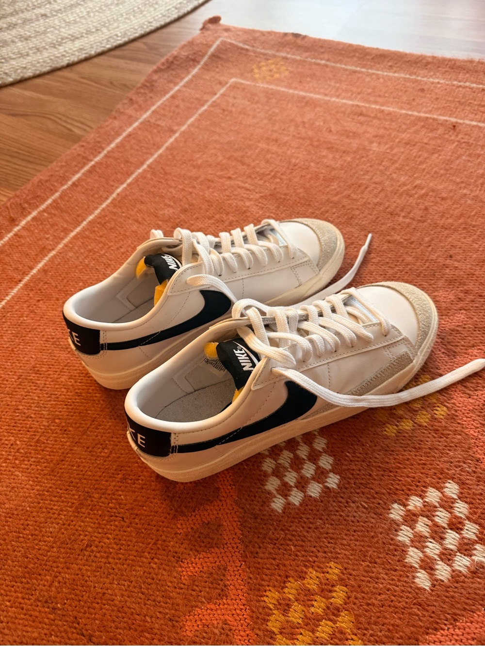 Never worn Nike Blazer Low-Top Sneakers with Black Swoosh